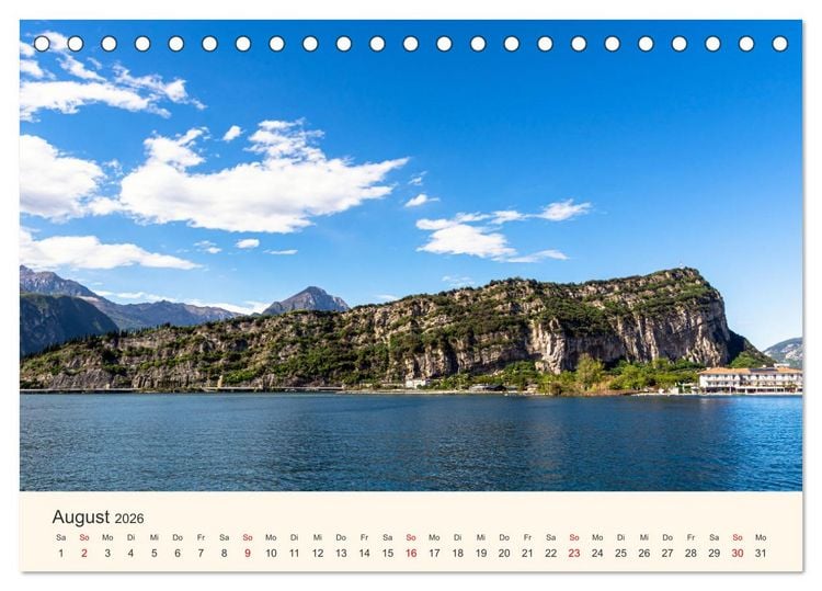 Produktbild: Wanderreise Gardasee (Tischkalender 2026 DIN A5 quer), CALVENDO Monatskalender