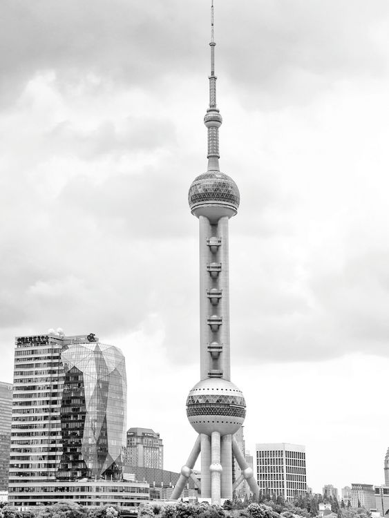 Produktbild: CALVENDO Puzzle Wahrzeichen von Shanghai 1000 Teile Lege-Gr&ouml;&szlig;e 48 x 64 cm Foto-Puzzle Bild von Nina Schwarze