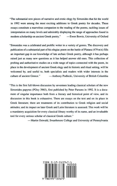 Produktbild: The New Simonides