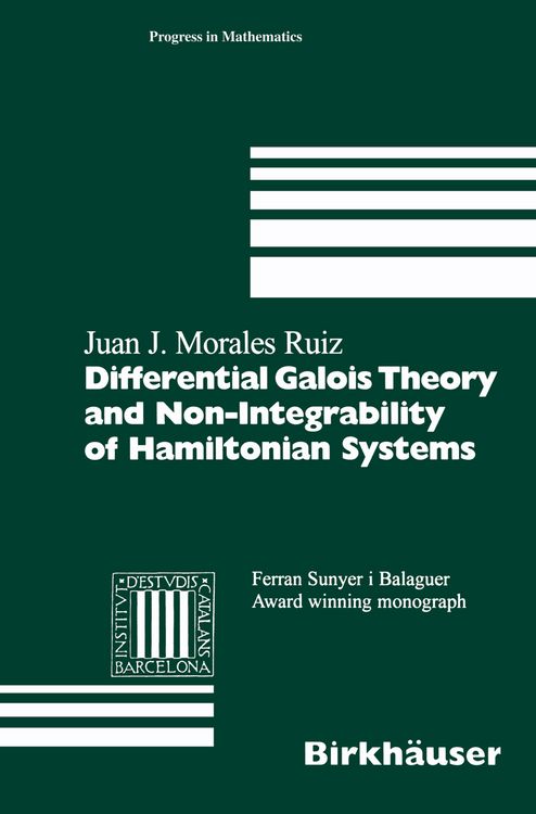 Produktbild: Differential Galois Theory and Non-Integrability of Hamiltonian Systems