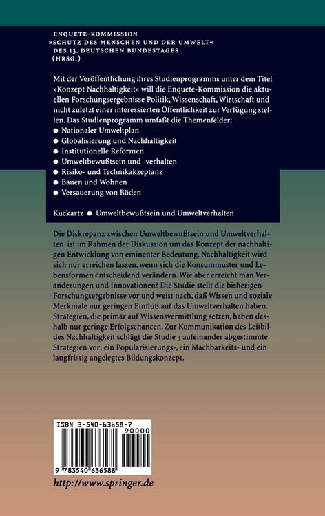 Produktbild: Umweltbewu&szlig;tsein und Umweltverhalten