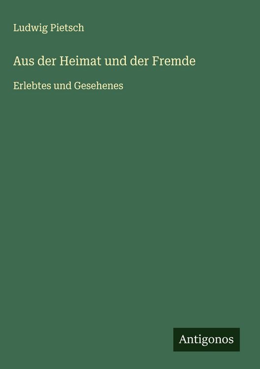 Produktbild: Aus der Heimat und der Fremde