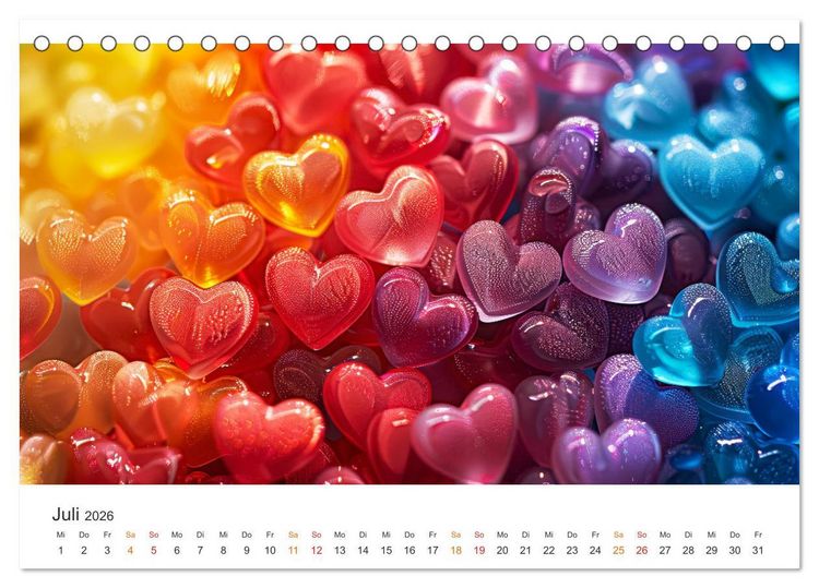 Produktbild: Farben des Moments (Tischkalender 2026 DIN A5 quer), CALVENDO Monatskalender