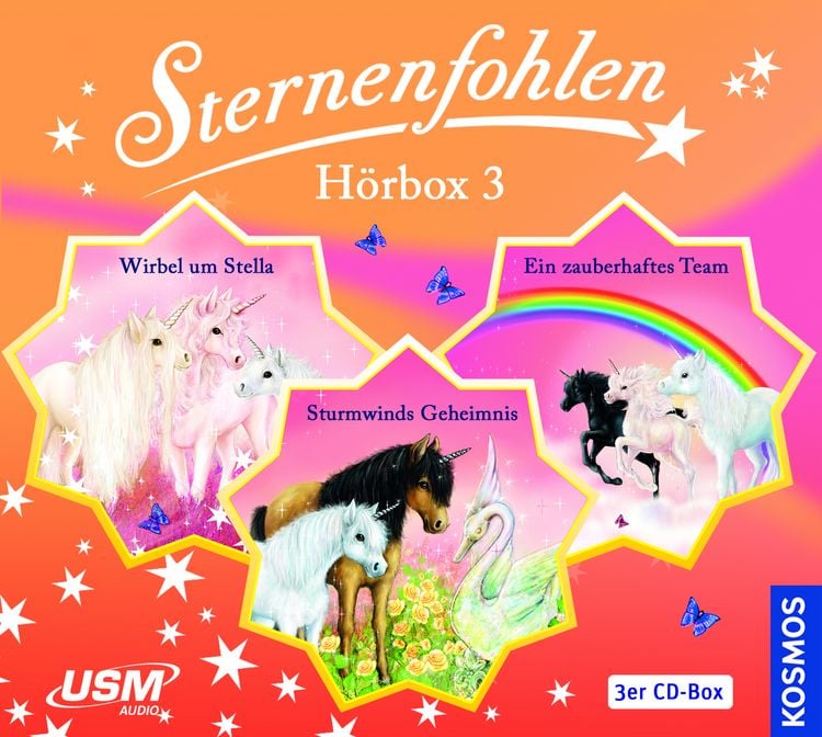 Produktbild: Die gro&szlig;e Sternenfohlen H&ouml;rbox Folgen 7-9 (3 Audio CDs)