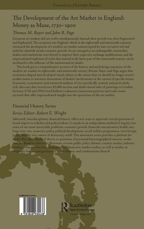 Produktbild: The Development of the Art Market in England
