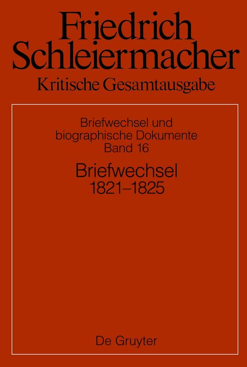 Produktbild: Briefwechsel 1821&ndash;1824