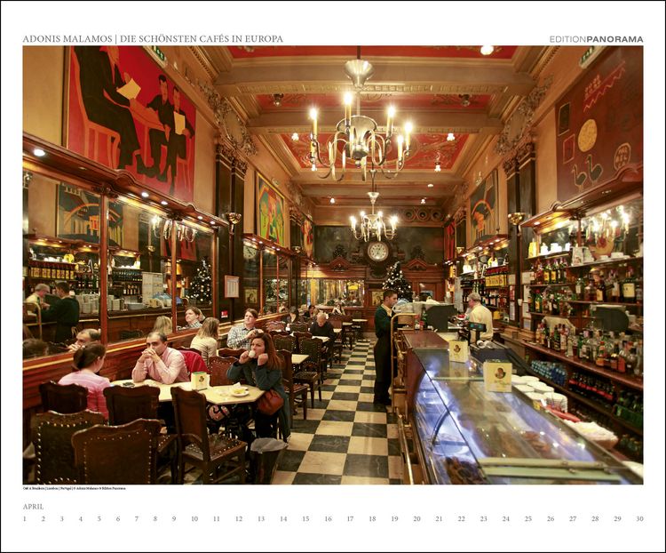 Produktbild: Die sch&ouml;nsten Caf&eacute;s in Europa