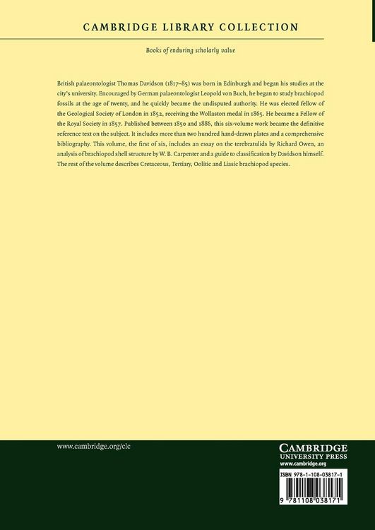 Produktbild: British Fossil Brachiopoda - Volume 1