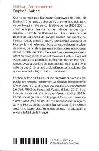 Produktbild: Balthus : l'antimoderne