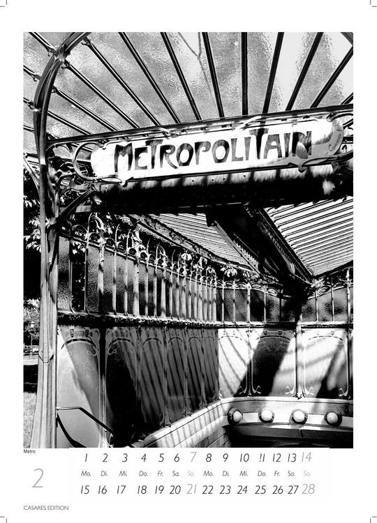 Produktbild: Paris schwarz-weiss Kalender 2027 &ndash; Wandkalender | Fotokalender Frankreich 59x42cm Grosses Format - Stilvoller Paris Schwarz-Wei&szlig; &ndash; Ideal f&uuml;r Kunst- und Reisefreunde