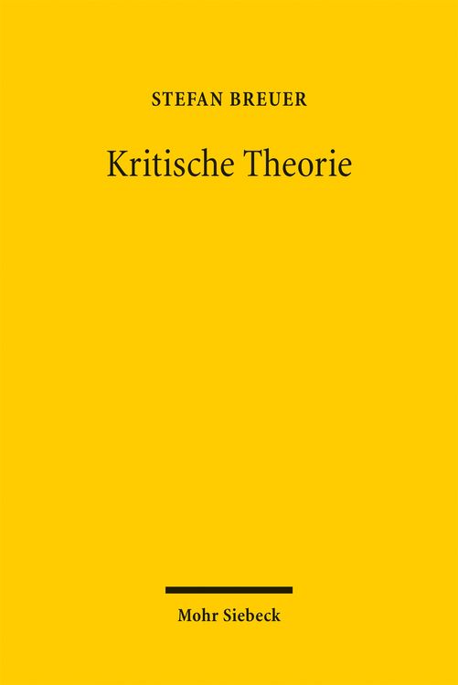 Produktbild: Kritische Theorie