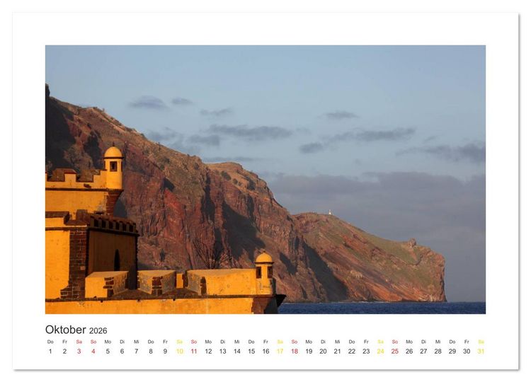 Produktbild: Madeira (Wandkalender 2026 DIN A4 quer), CALVENDO Monatskalender