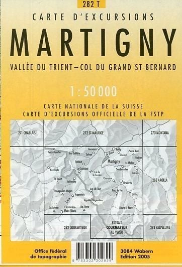 Produktbild: Swisstopo 1 : 50 000 Martigny