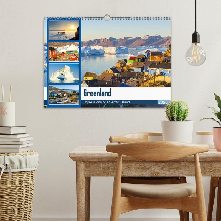 Produktbild: Greenland - Impressions of an Arctic Island (Wall Calendar 2026 DIN A3 landscape), CALVENDO 12 Month Wall Calendar