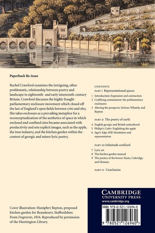 Produktbild: Poetry, Enclosure, and the Vernacular Landscape, 1700 1830