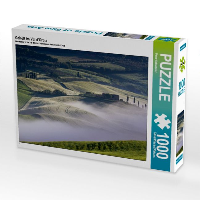 Produktbild: CALVENDO Puzzle Geh&ouml;ft im Val d'Orcia | 1000 Teile Lege-Gr&ouml;&szlig;e 64x48cm Foto-Puzzle f&uuml;r gl&uuml;ckliche Stunden