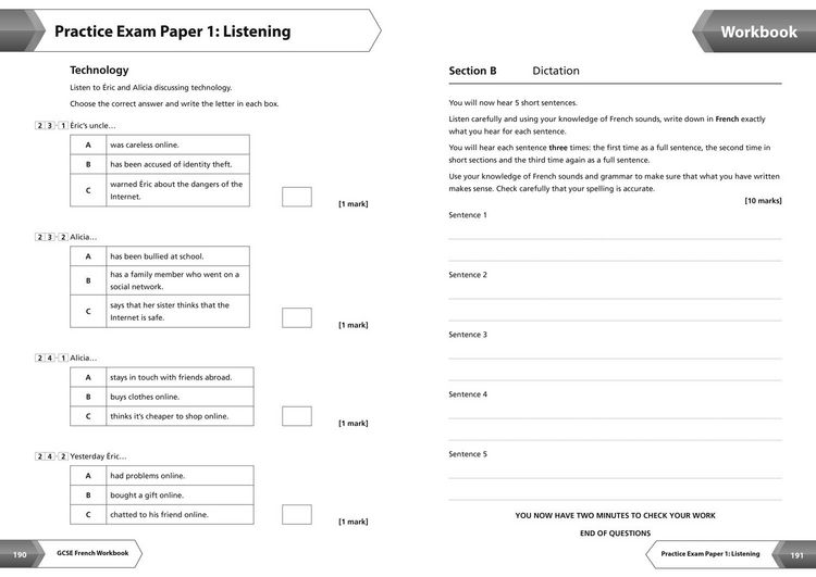 Produktbild: Aqa GCSE French Complete Revision and Practice