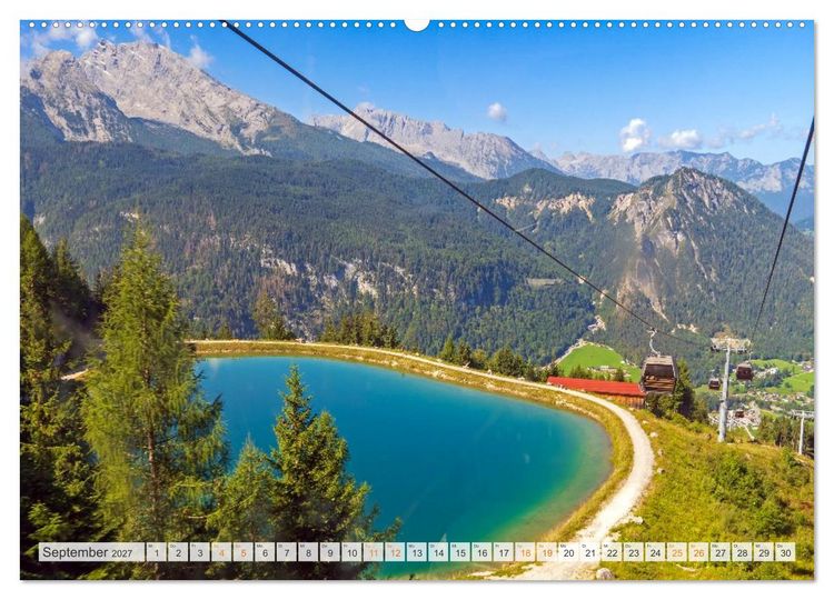 Produktbild: Berchtesgadener Land - Welt der Berge und Seen (Wandkalender 2027 DIN A2 quer), CALVENDO Monatskalender