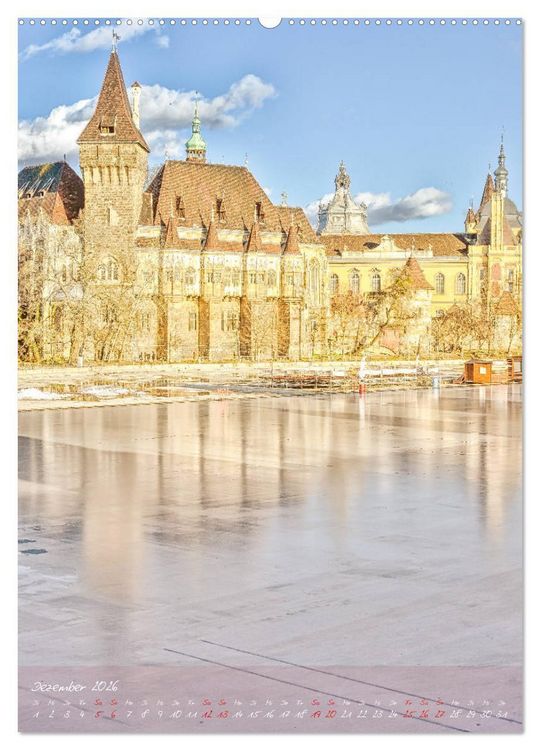 Produktbild: Budapest - Ein malerischer Spaziergang (hochwertiger Premium Wandkalender 2026 DIN A2 hoch), Kunstdruck in Hochglanz