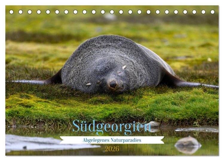 Produktbild: S&uuml;dgeorgien - Abgelegenes Naturparadies (Tischkalender 2026 DIN A5 quer), CALVENDO Monatskalender