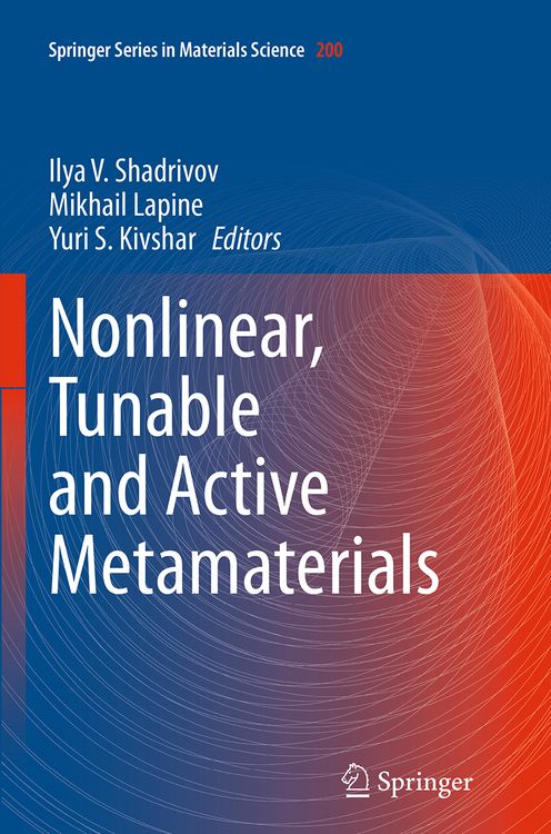 Produktbild: Nonlinear, Tunable and Active Metamaterials