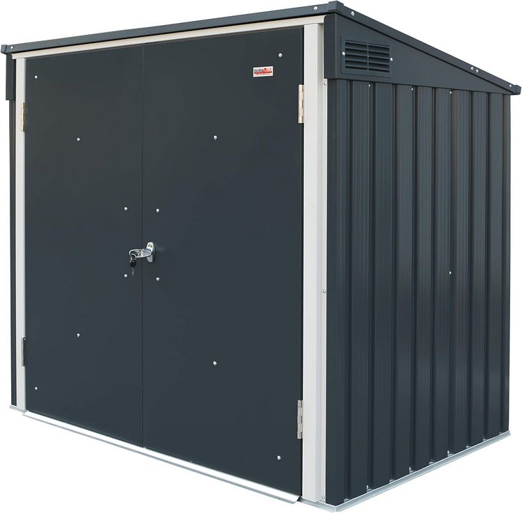 Produktbild: Metall M&uuml;lltonnenbox Schloss 2x 240 l abschlie&szlig;bar