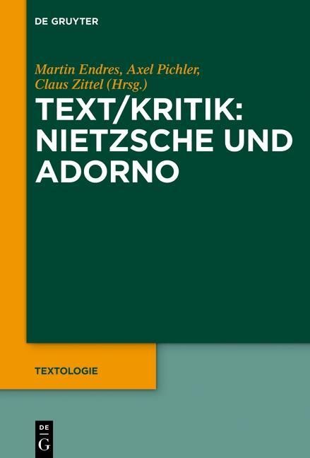 Produktbild: Text/Kritik: Nietzsche und Adorno