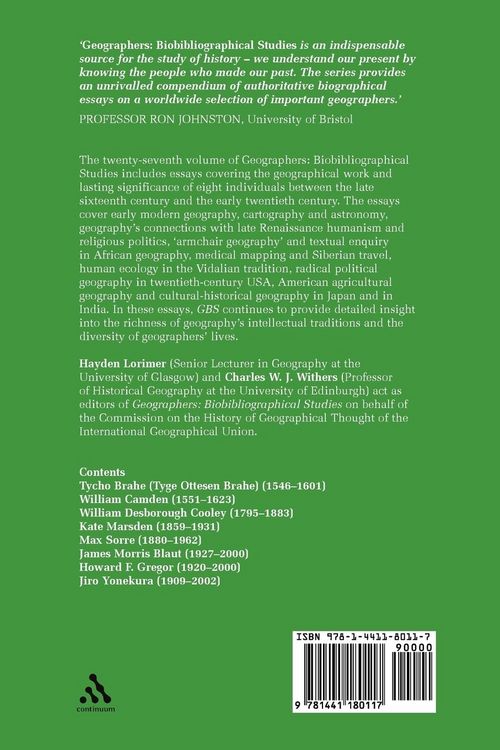 Produktbild: Geographers Volume 27