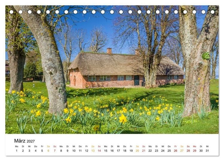 Produktbild: Sylt - Meine Trauminsel (Tischkalender 2027 DIN A5 quer), CALVENDO Monatskalender