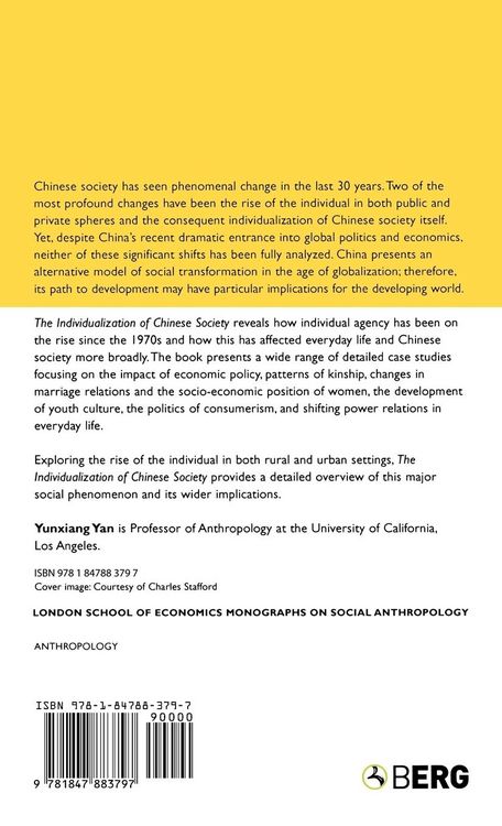 Produktbild: The Individualization of Chinese Society