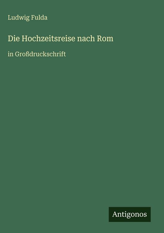 Produktbild: Die Hochzeitsreise nach Rom