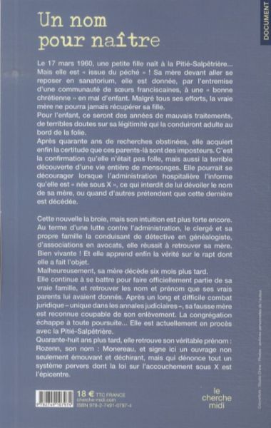 Produktbild: Un nom pour na&icirc;tre