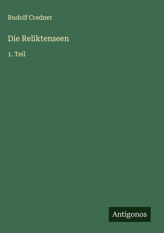 Produktbild: Die Reliktenseen
