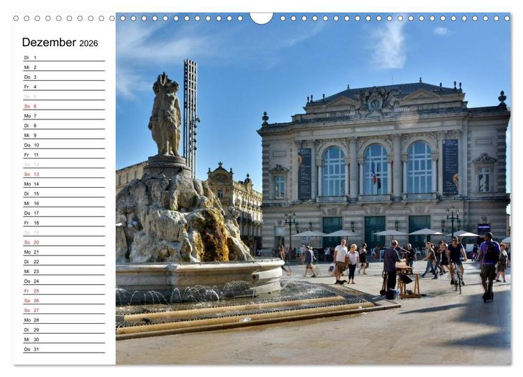 Produktbild: Languedoc-Roussillon - unter der Sonne des Midi (Wandkalender 2026 DIN A3 quer), CALVENDO Monatskalender