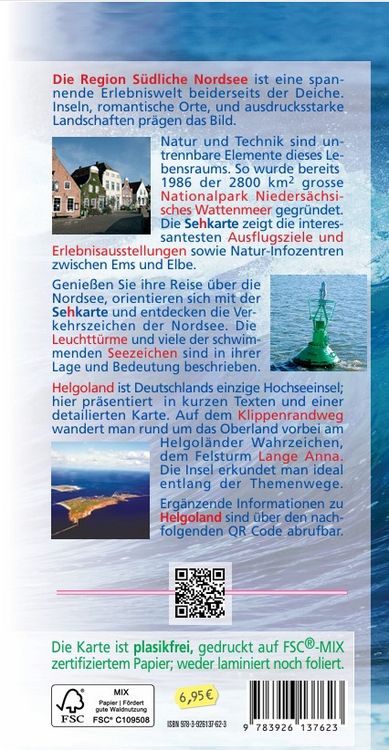 Produktbild: Seekarte Ostfriesland Jadebusen Elbe