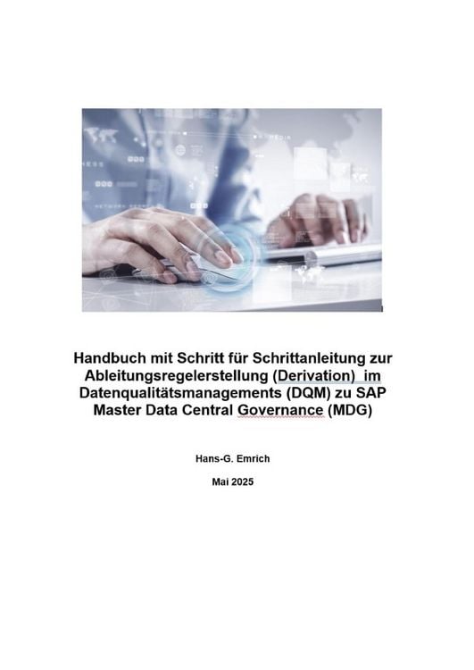 Produktbild: Handbuch mit Schritt f&uuml;r Schrittanleitung zur Ableitungsregelerstellung (Derivat
