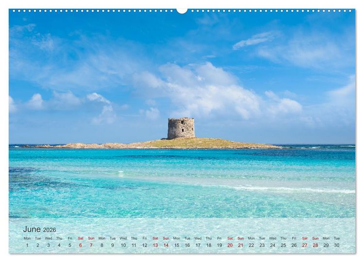 Produktbild: Wonderful Sardinia (Wall Calendar 2026 DIN A2 landscape), CALVENDO 12 Month Wall Calendar