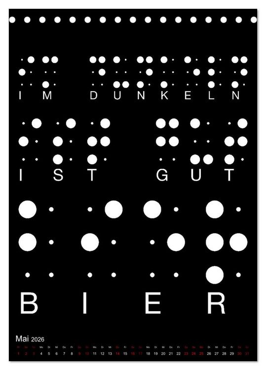 Produktbild: BIER Wandkalender -Trinken mit Stil (Tischkalender 2026 DIN A5 hoch), CALVENDO Monatskalender