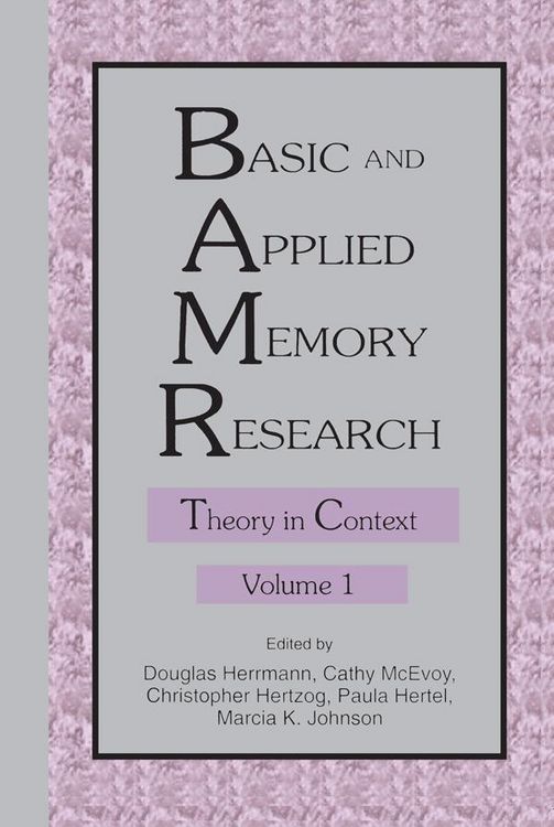 Produktbild: Basic and Applied Memory Research