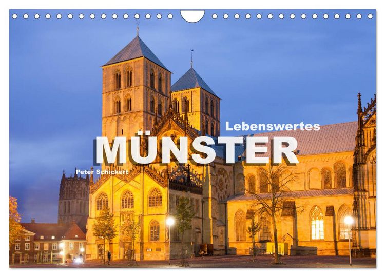 Produktbild: Lebenswertes M&uuml;nster (Wandkalender 2026 DIN A4 quer), CALVENDO Monatskalender
