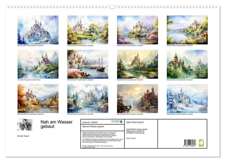 Produktbild: Nah am Wasser gebaut (Wandkalender 2026 DIN A2 quer), CALVENDO Monatskalender