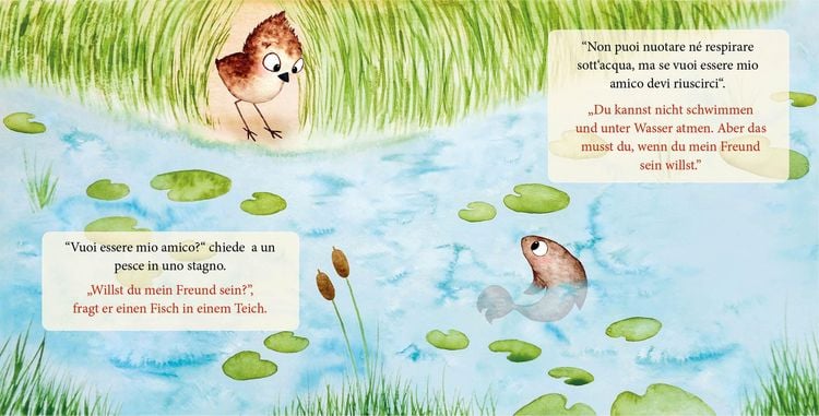 Produktbild: Flieg, kleiner Vogel. - Vola, uccellino.