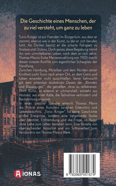 Produktbild: Tonio Kr&ouml;ger. Eine Novelle
