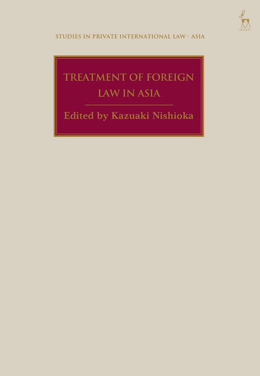 Produktbild: Treatment of Foreign Law in Asia