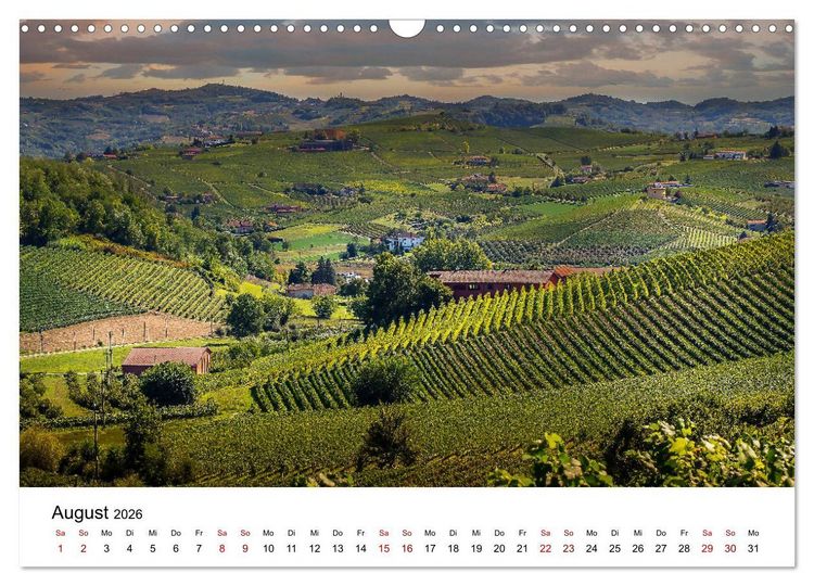 Produktbild: Piemont und Turin (Wandkalender 2026 DIN A3 quer), CALVENDO Monatskalender