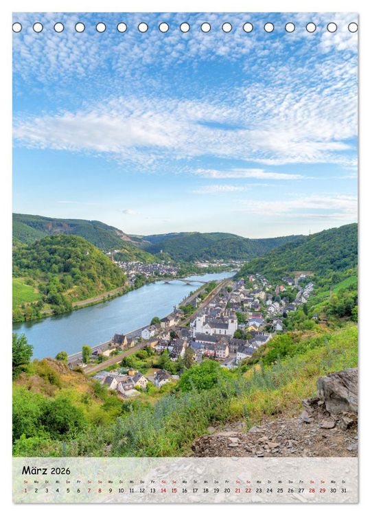 Produktbild: Moselzauber (Tischkalender 2026 DIN A5 hoch), CALVENDO Monatskalender