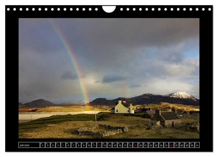 Produktbild: Schottlands wilder Westen (Wandkalender 2026 DIN A4 quer), CALVENDO Monatskalender