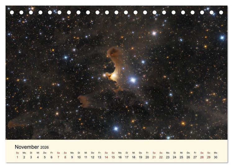 Produktbild: Distant Luminosity: Eine fotografische Reise durch das Universum (Tischkalender 2026 DIN A5 quer), CALVENDO Monatskalender