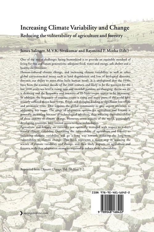 Produktbild: Increasing Climate Variability and Change