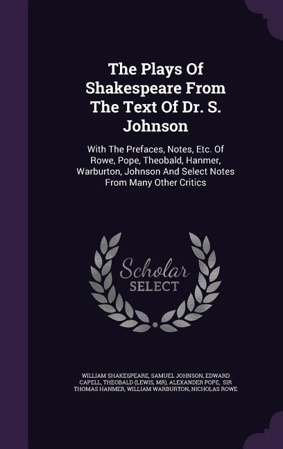 Produktbild: The Plays Of Shakespeare From The Text Of Dr. S. Johnson
